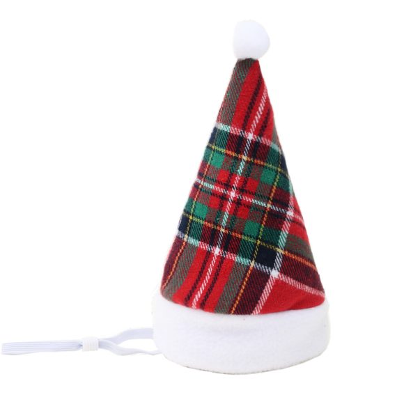 Multicolor Pet Christmas Hat Stripes - Image 8