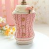 Bowknot Dog Clothes Cat Costume Hollow Knit Dog Sweater - Image 6
