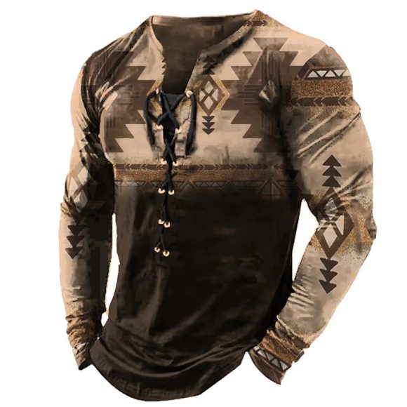 European And American Sports Long Sleeved Men's Print - Image 3