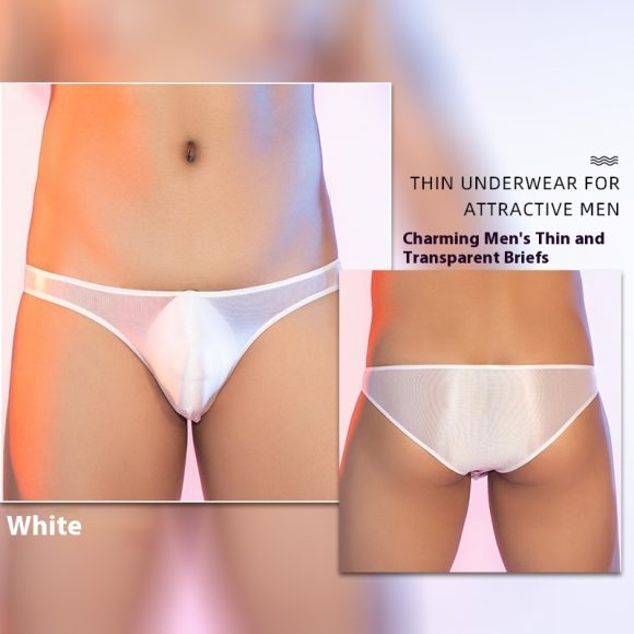 Men's Seamless Thin Silky Skin-friendly Briefs - Image 6