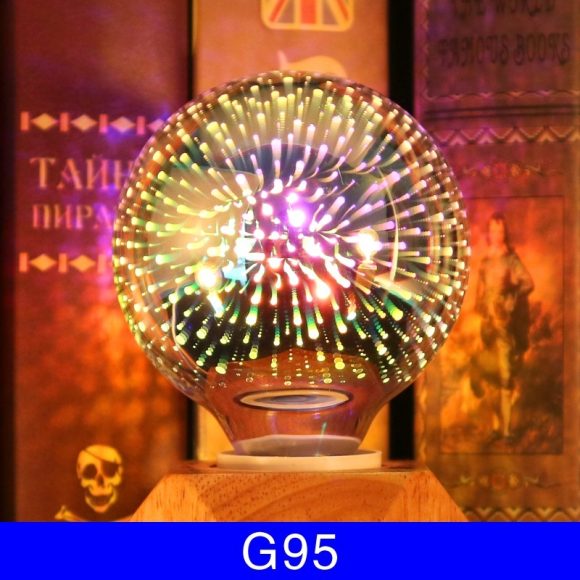 3D Fireworks Decorative Light Bulb Christmas Lights Christmas Home Decorations - Image 5