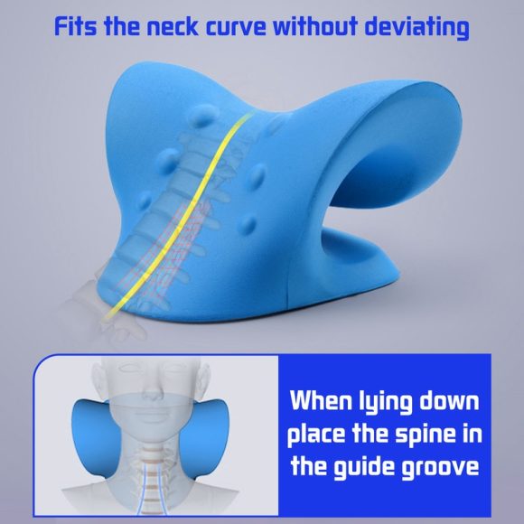 Cervical Spine Stretch Gravity Muscle Relaxation Traction Neck Stretcher Shoulder Massage Pillow Relieve Pain Spine Correction - Image 9
