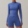 Zipper Tight Running Top Breathable - Image 3
