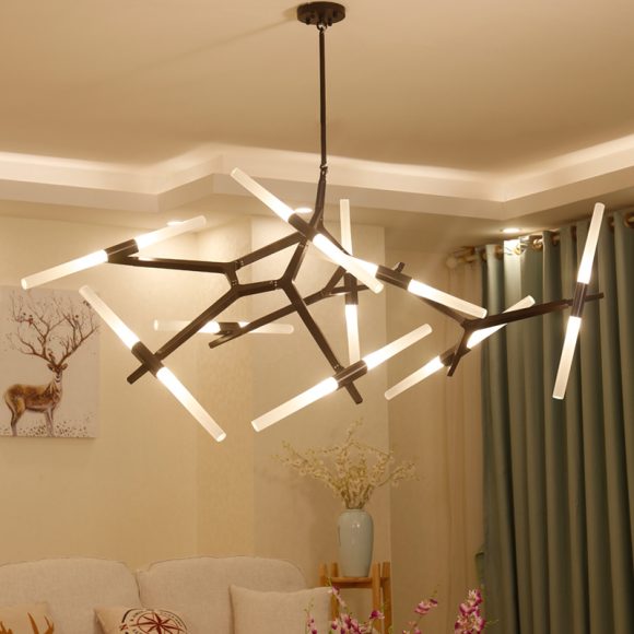 Modern Irregular Living Room Minimalist Dining Room Chandelier - Image 5