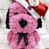 Valentine's Day Rose Pug Soap Flower Creative Gift Rose Bear Dog - Image 2