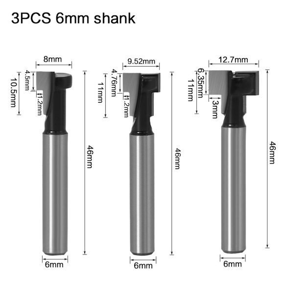 Woodworking cutter 1/4 handle keyhole cutter - Image 7