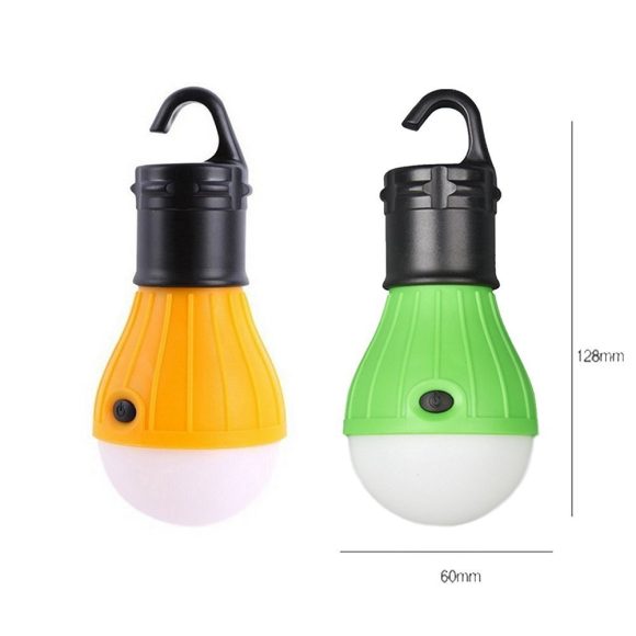 Portable Hanging Hook 3LED Camping Tent Light Outdoor Fishing Lantern Lamp Torch R06 - Image 4