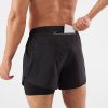 Men's Loose Three-point Quick-drying Lined Anti-exposure Double-layer Fitness Shorts - Image 10