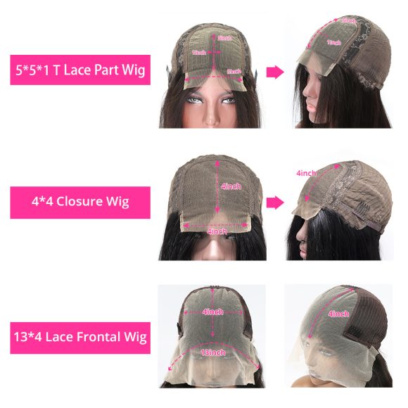 10A Short Brazilian Lace Front Bob Wig Human Hair - Image 4