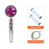 Shower Head Water Saving Flow 360 Degrees Rotating With Small Fan ABS Rain High Pressure Spray Nozzle Bathroom Accessories - Image 10