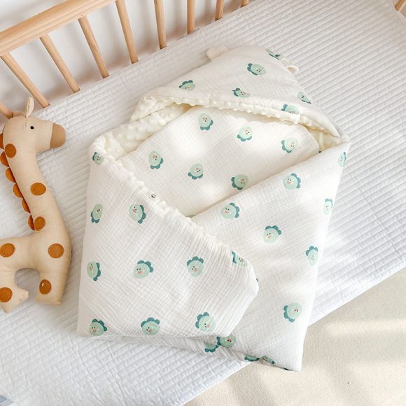 Autumn And Winter Thickened Baby Cotton Wrinkled Beanie Velvet Quilt - Image 7