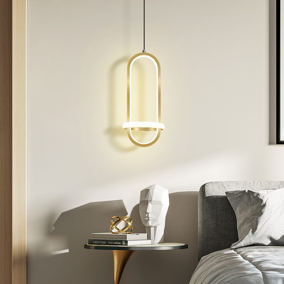 Modern Simple Led Bedroom Bedside Chandelier Nordic Creative Personality - Image 6