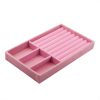Jewelry storage box flannel earrings jewelry box storage box - Image 7
