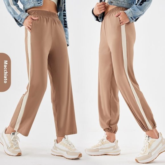 Spring And Summer Cool Sunscreen High Waist Slimming Casual Pants - Image 5