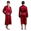 Men's Fashion Solid Color Robe Thin - Image 8