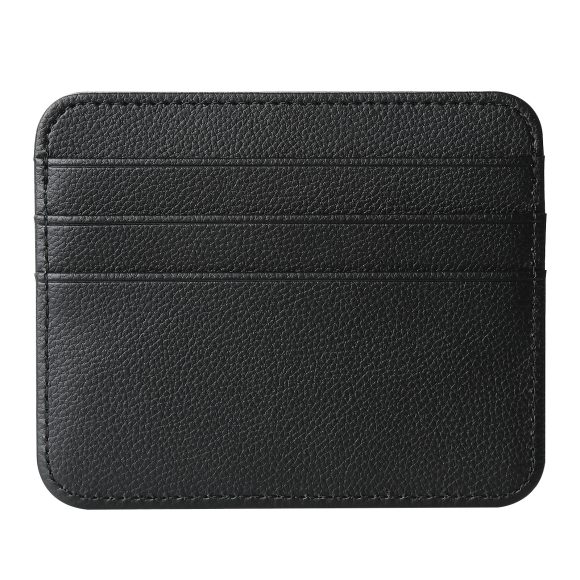 Ultra-thin Double-sided Large Capacity Leather Card Bag - Image 9
