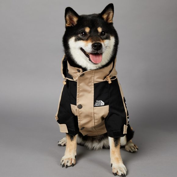 Khaki Dog Pet Shell Jacket - Image 2