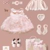 Baby High-end Gift Box Little Princess Dress Lace Dress Suit - Image 4