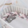 Baby Bumper Bed Braid Knot Pillow Cushion Bumper for Infant cuna Bebe lit Crib Protector Cot Bumper Room Decor - Image 2