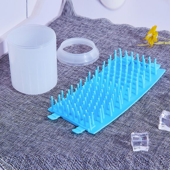 Pet Paw Cleaner Cleaning Kit Cup Soft Brush Can - Image 4
