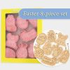 Easter Cookie Mold Cartoon Bunny Easter Egg Cookie Press - Image 3