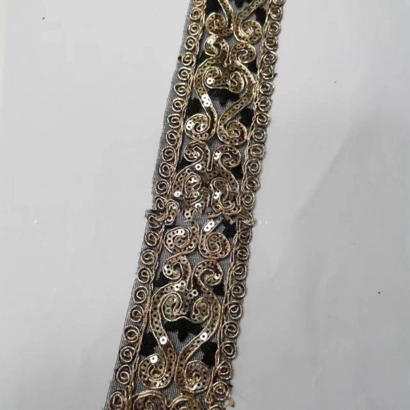 New Ethnic Ribbon Bar Code Embroidery Lace Sequins - Image 9