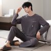 New Cotton Long Sleeve Full Cotton Casual Homewear Suit - Image 8