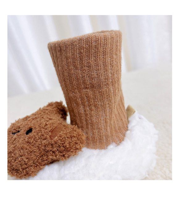 Thick Cotton Shoe Cover Baby Foot Protector Plus Velvet - Image 3