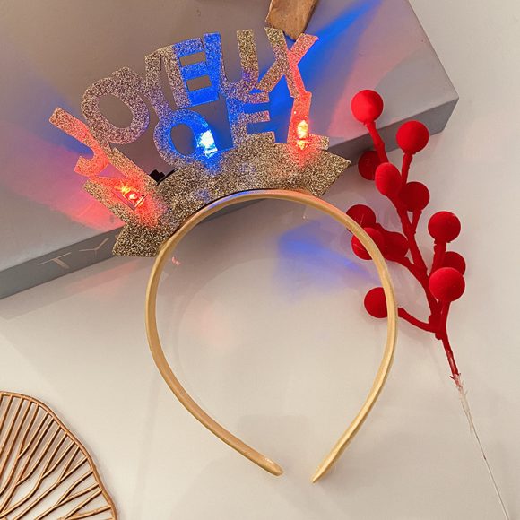 Christmas With Light Headband Snowflake Women's - Image 8