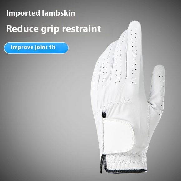 Men's Leather Breathable Non-slip Gloves - Image 7