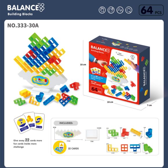 Balance Stacking Board Games Kids Adults Tower Block Toys For Family Parties Travel Games Boys Girls Puzzle Buliding Blocks Toy - Image 4