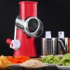 Manual Kitchen Accessories Multifunctional Round Mandoline Potato Slicer Vegetable Cutter Slicer Cheese Kitchen Gadgets - Image 3