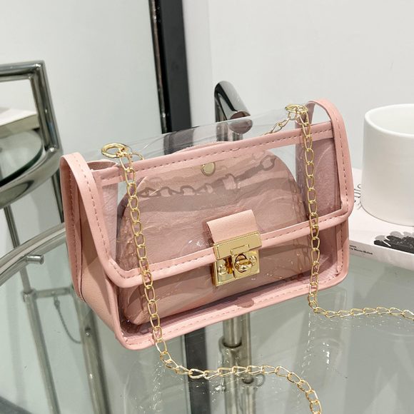 Summer Shoulder Messenger Bag Transparent - Image 9