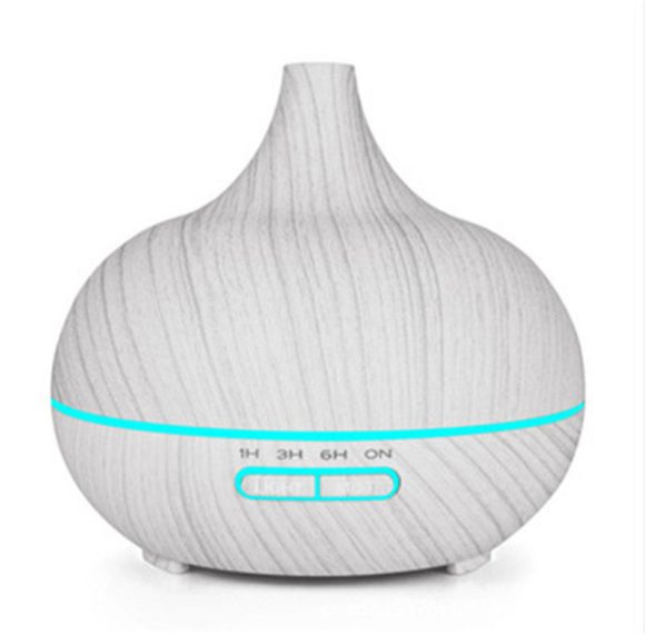 Creative Home Appliance Full Wood Grain Remote Control Aromatherapy Lamp - Image 6