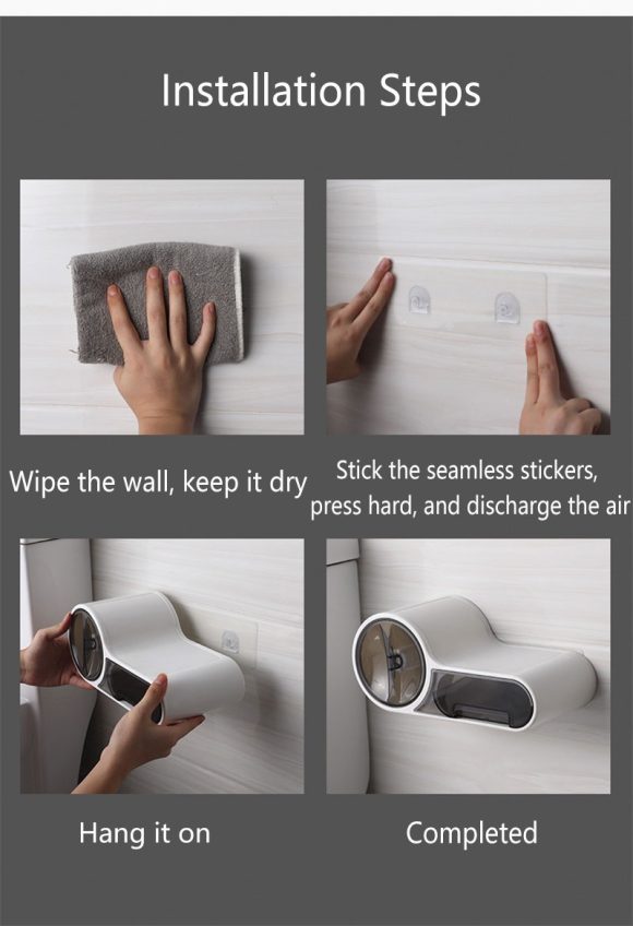 Home toilet bathroom roll holder - Image 6