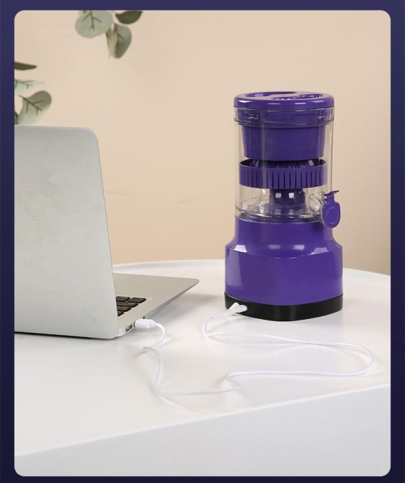 Electric Orange Juicer Lemon Juicer Squeezer Usb Rechargeable Citrus Juicer Machines Usb Rechargeable Portable Blender Kitchen Gadgets - Image 7