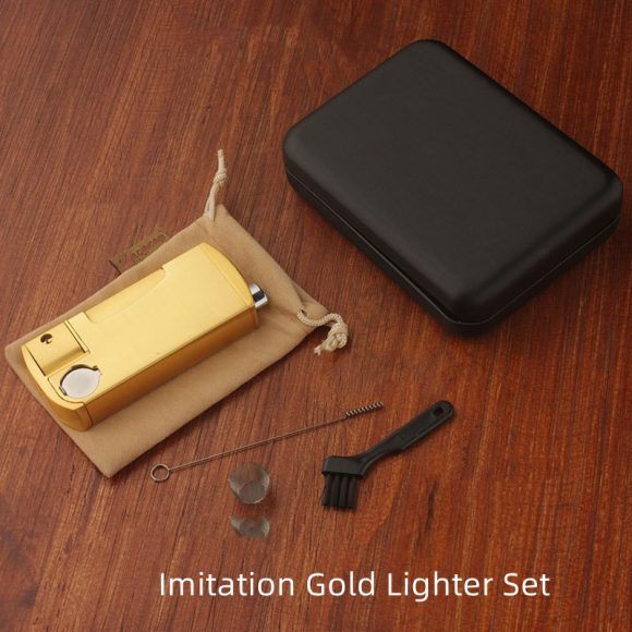 Integrated Pipe Oblique Fire Inflatable Lighter Can Smoke Silk - Image 2