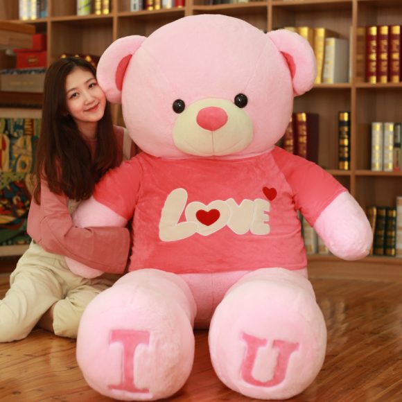 Heart Bear Pillow Plush Toy Valentine's Day Gift - Image 5