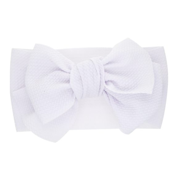New-born baby's solid-colored bow headband - Image 10