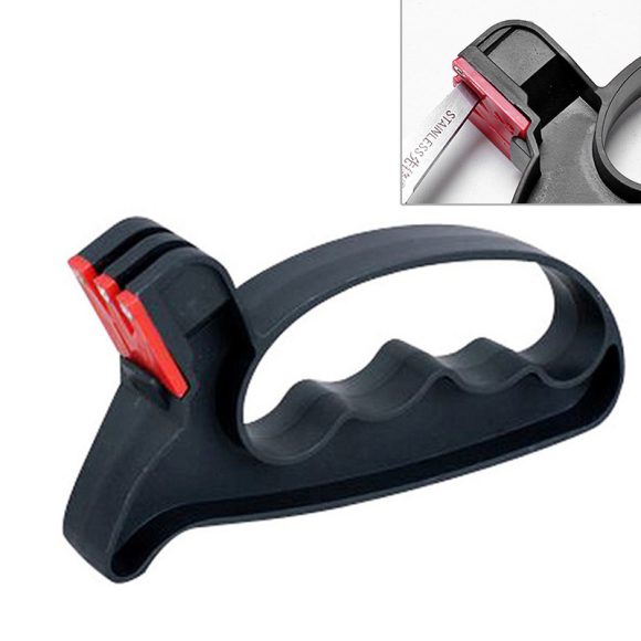 Knife Sharpener Handheld Scissor Blade Sharpening Convenient Kitchen Tools Grindstone 2 In 1 Kitchen Gadgets - Image 10