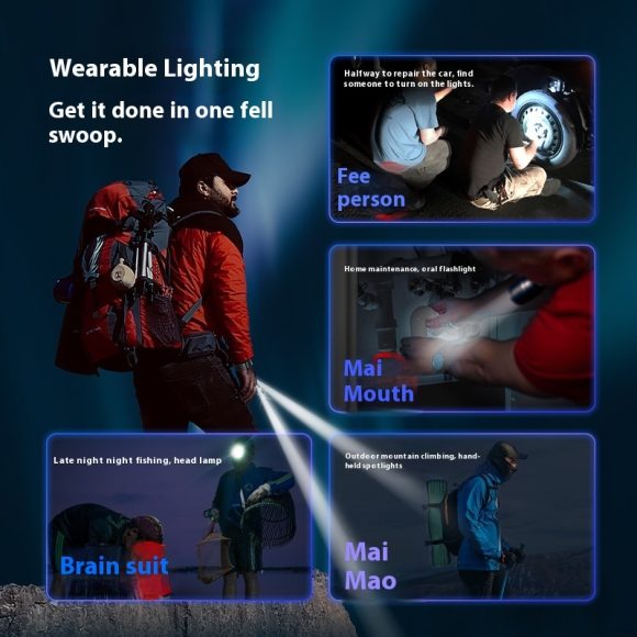 LED Light Night Fishing Outdoor Finger Torch - Image 4