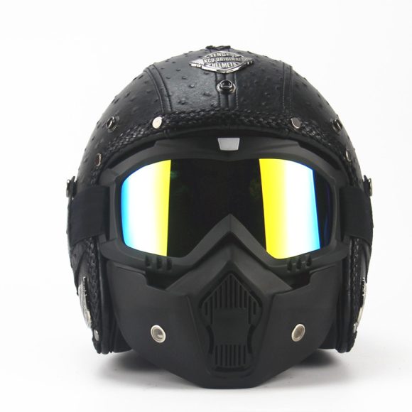 Handmade four seasons characteristic retro Halley helmet - Image 2