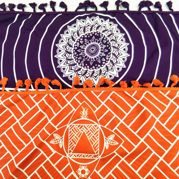 Bohemia India Mandala Blanket Beach Yoga Mat - Image 3