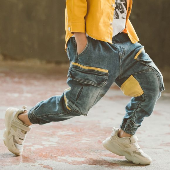 Boys Spring And Autumn Jeans - Image 4