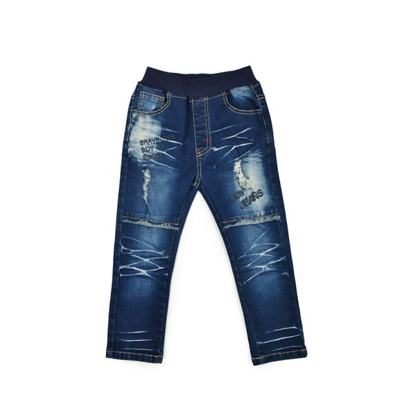 new children's jeans casual fashion worn out cowboy children's autumn and winter men's jeans wholesale pants - Image 4