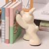 Decorative Ceramic Book Ends Creative Animal Figurine Book Ends Stands Suitable For Hold Cds Dvds Magazines - Image 8