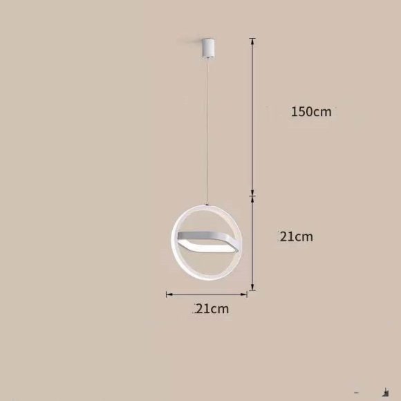 Bedside Chandelier Bedroom Dining Room Bar Long Line Single Head - Image 9