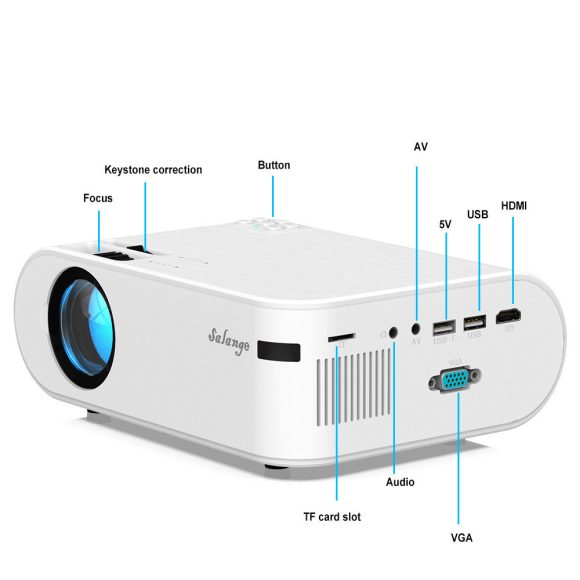 720p Portable Smart Projector Supports Home Use - Image 2