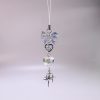 Beads Blue Clear Heart Ornaments
