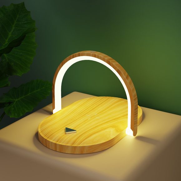 3 In 1 Foldable Wireless Charger Night Light Wireless Charging Station Stonego LED Reading Table Lamp 15W Fast Charging Light - Image 8